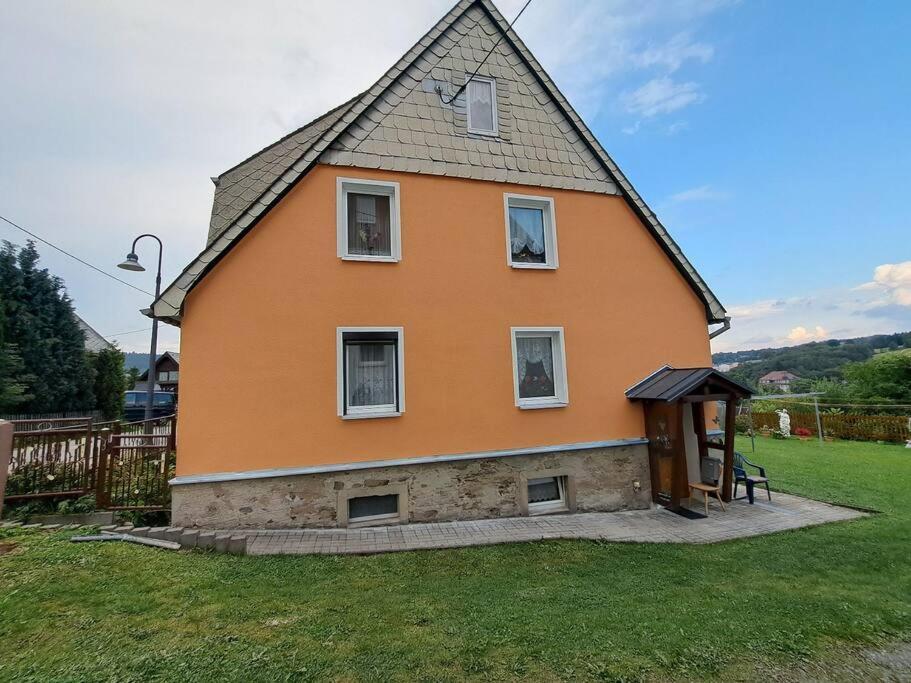 Ferienwohnung Boehmischerblick Barenstein Ngoại thất bức ảnh